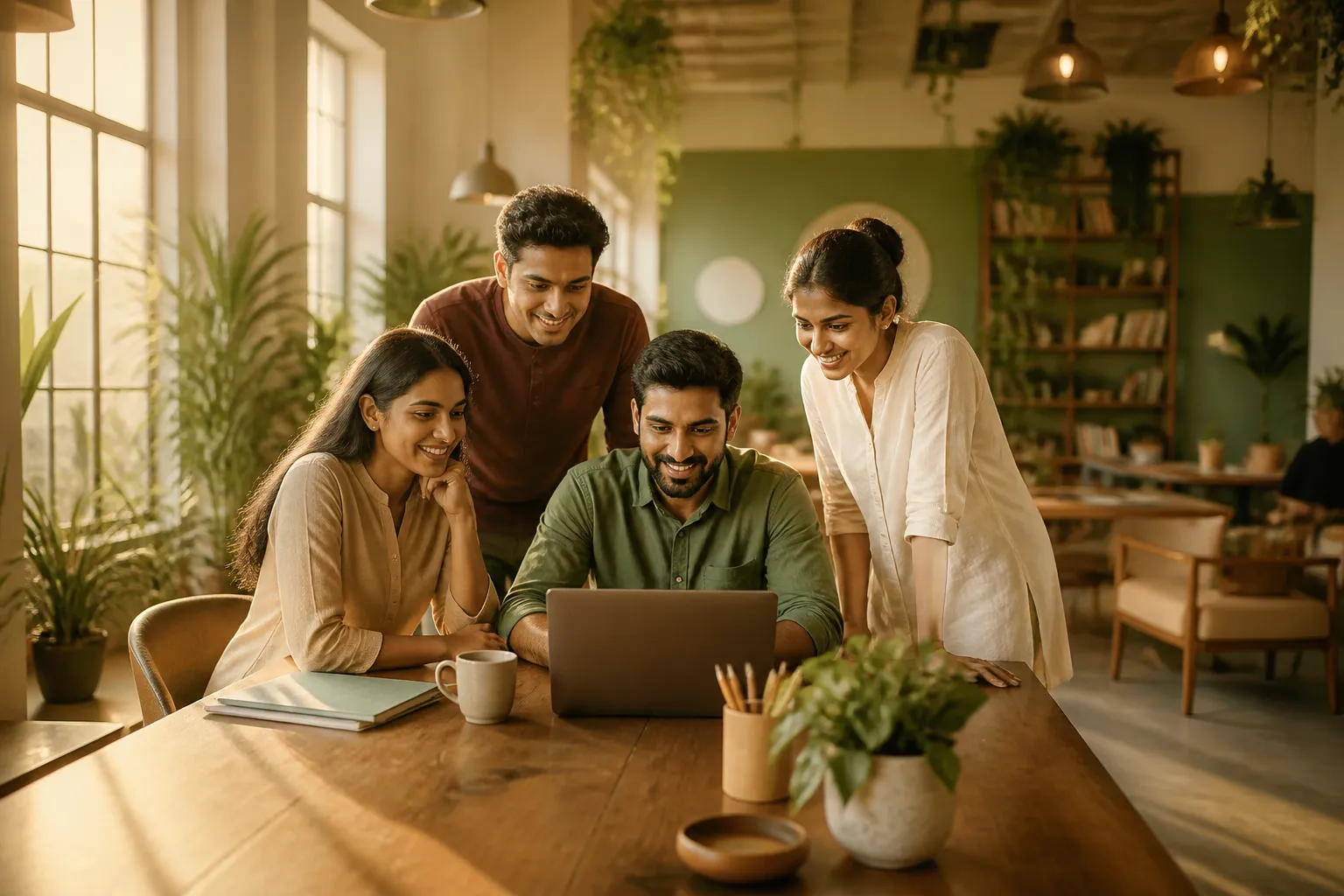 Sovak AI team collaborating on a client growth strategy